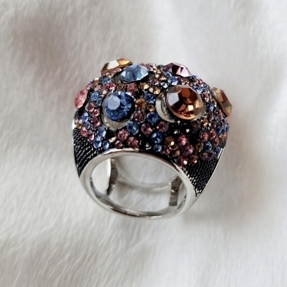 MODCLOTH LARGE JEWEL BAUBLE RING - Picture 3 of 6